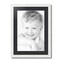 ArtToFrames 16x22" Matted Picture Frame with 12x18" Single Mat Photo Opening Framed in 1.25" White and 2" Mat (FWM-3966-16x22)